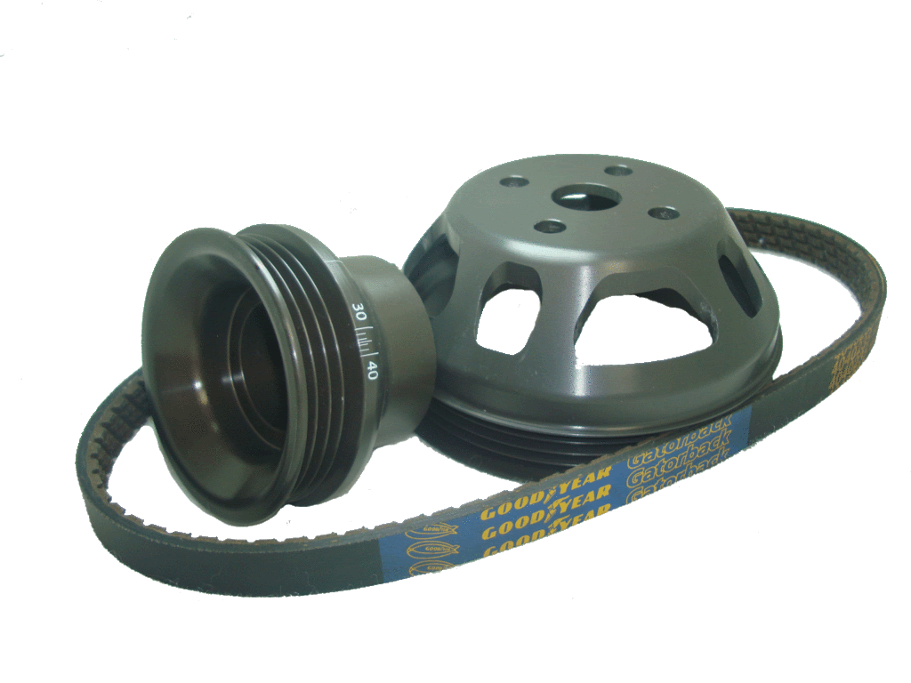 Ford 2300 2.3 Serpentine Under Drive Pulleys Mini Stock NeedHP Mustang